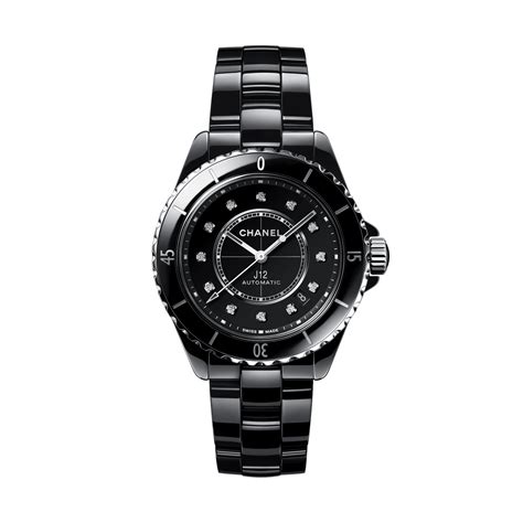 montre chanel j12 noire|chanel j12 phantom.